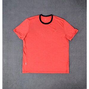 Icebreaker Men’s Sz (XL) Merino Wool Crew Neck Short Sleeve T Shirt Red Base